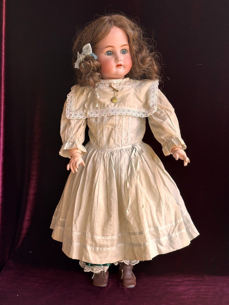 Large Antique German 28" Simon & Halbig Kammer & Reinhardt 73 Bisque Head Doll