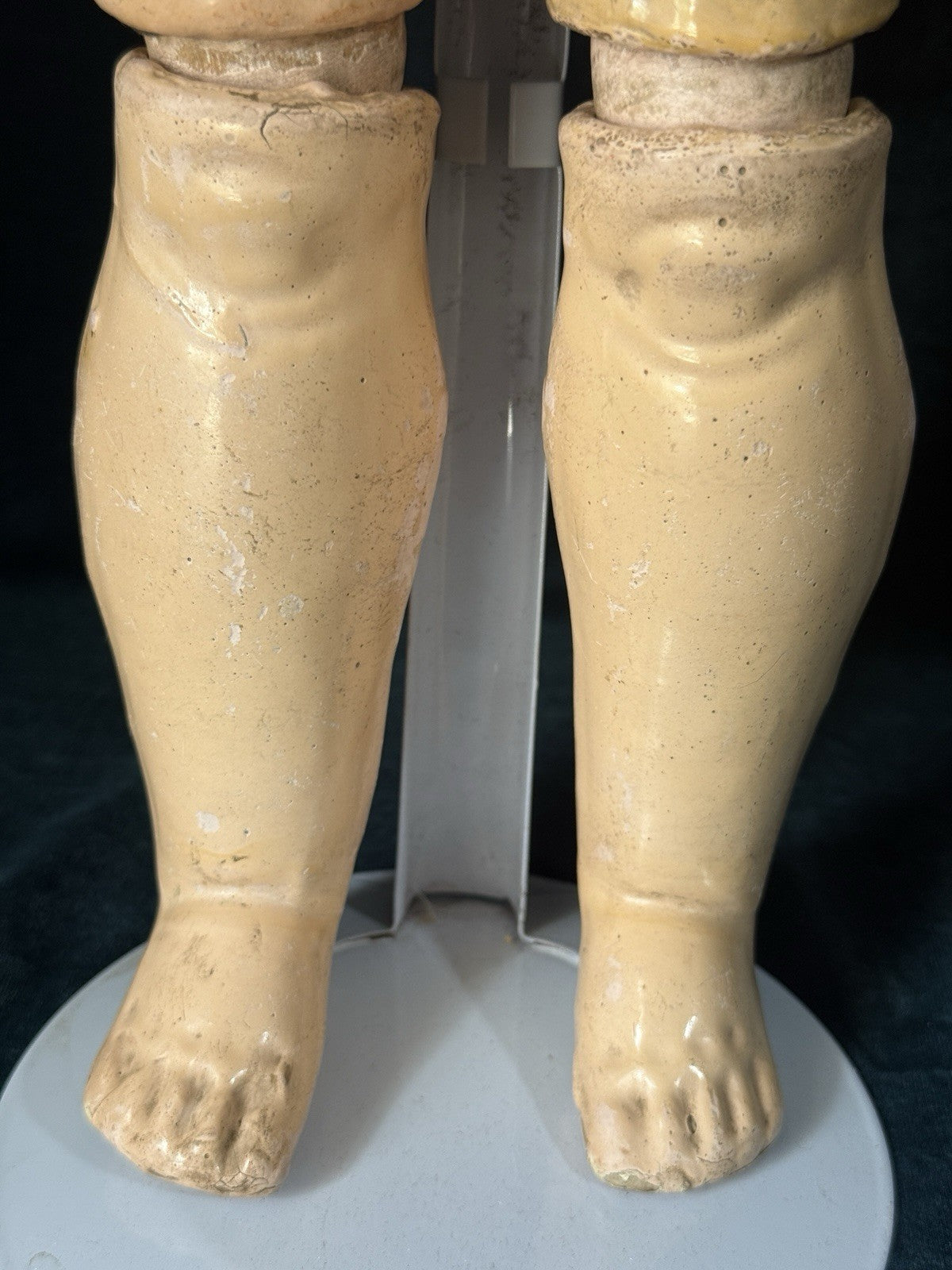 Antique German Queen Louise Doll Bisque Head Composition Body 24” Doll