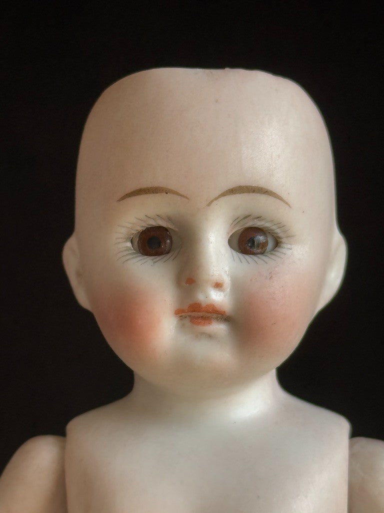Antique German 6.25” Kestner All Bisque Mignonette Doll