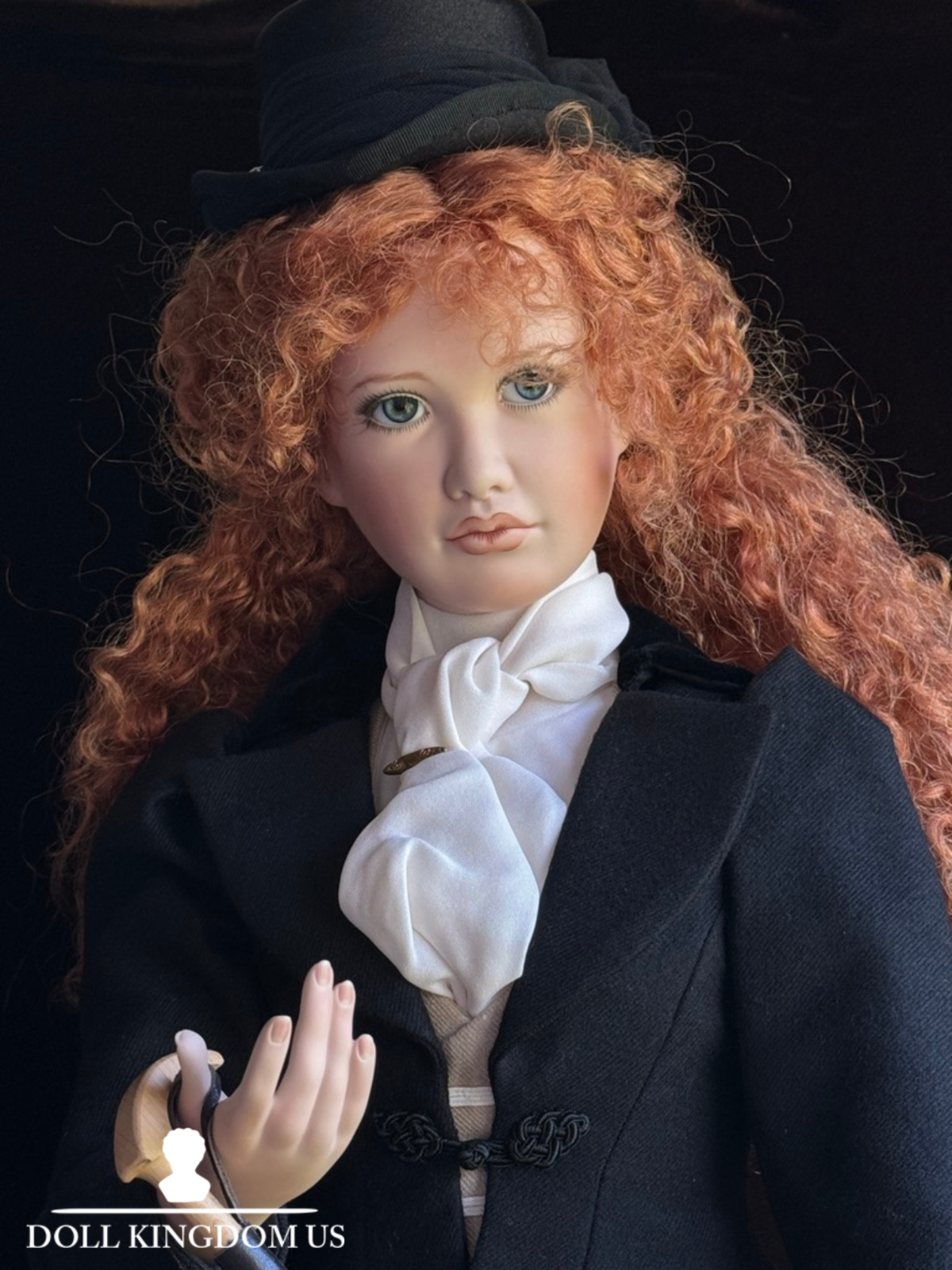 Rare Lifelike 33" Artists Angela Barker Porcelain Doll Davina New Tag COA LE 15