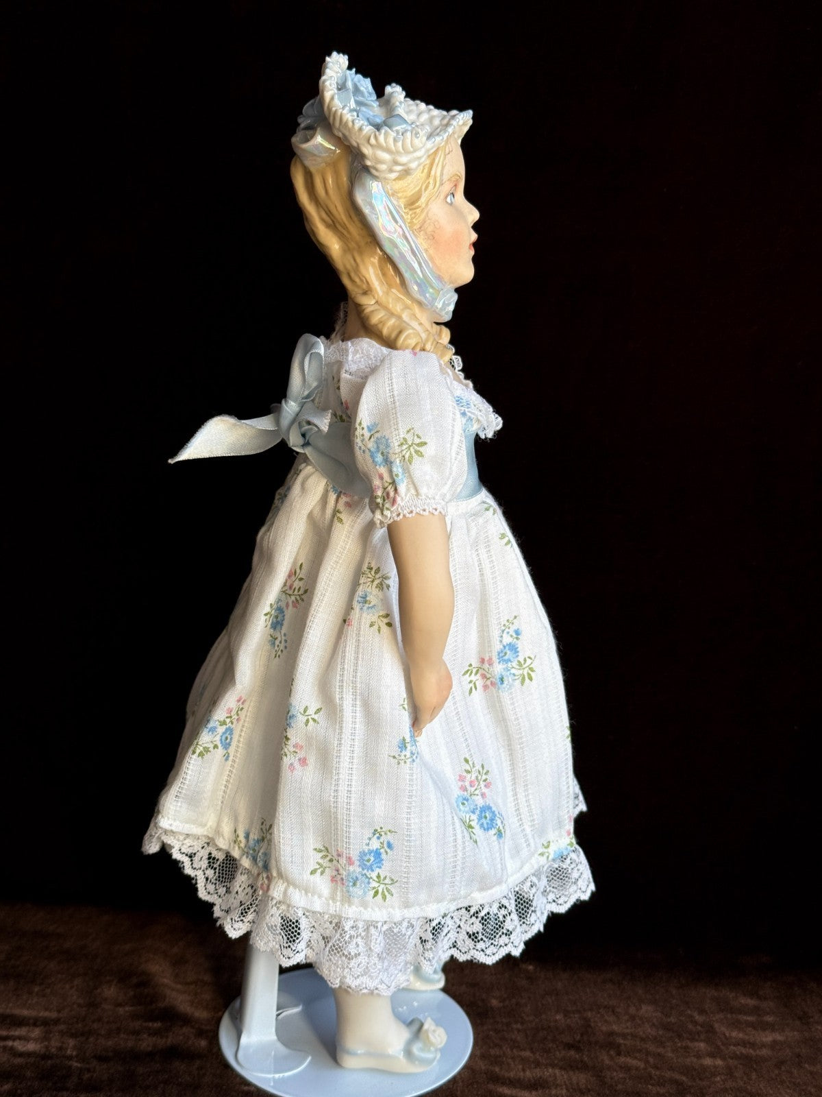 OOAK Collectible 13.5" Kathy Redmond Porcelain Girl Doll