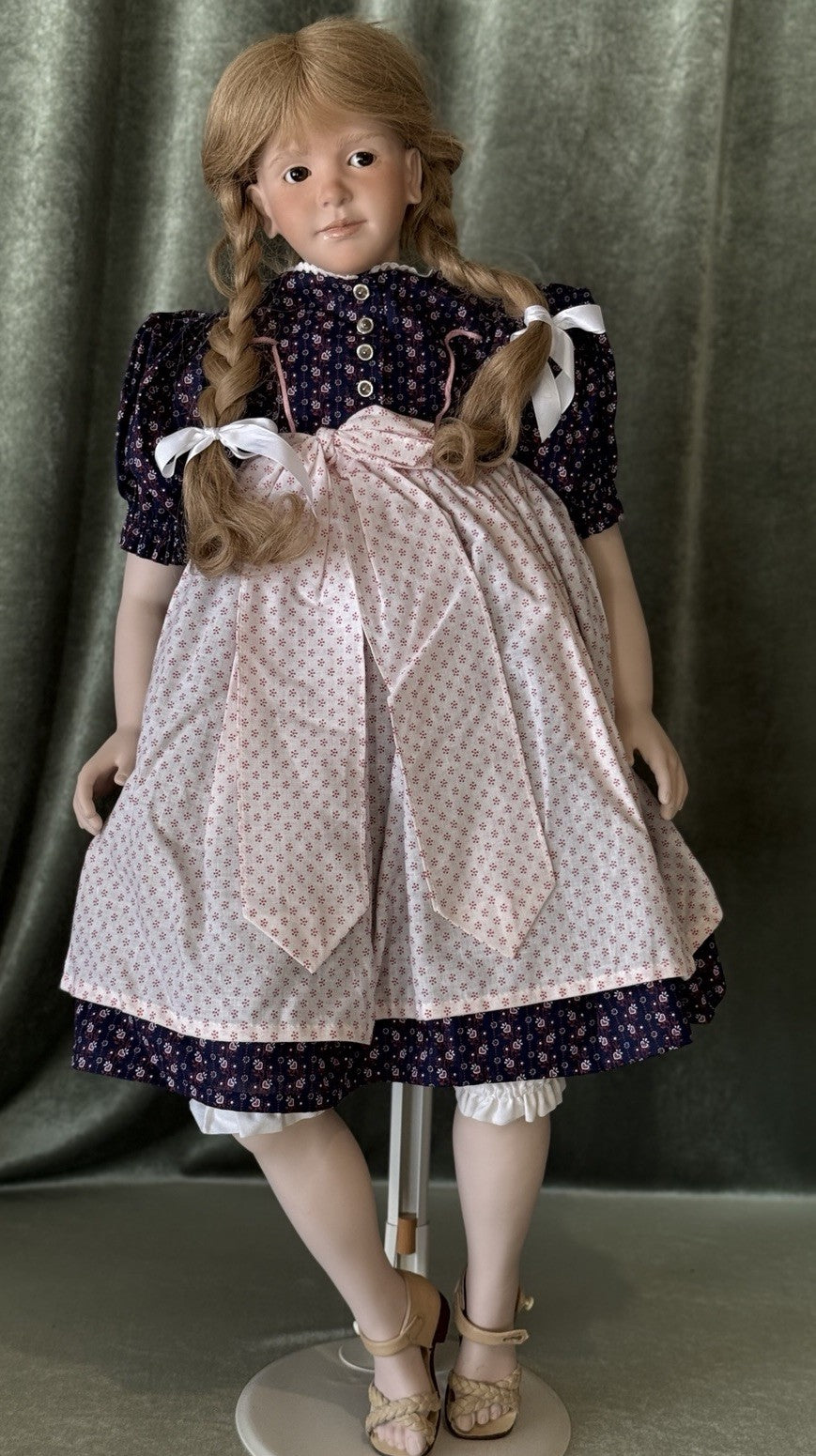Collectible Artist 32” Porcelain Doll “Lies’l” by Ruth Treffeisen LE 4/50 COA