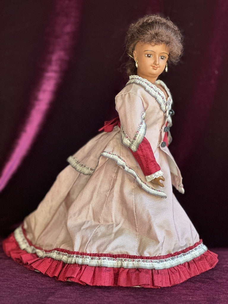 Suzanne McBrayer 12” Reproduction of Antique French Smiling Bru Fashion Doll