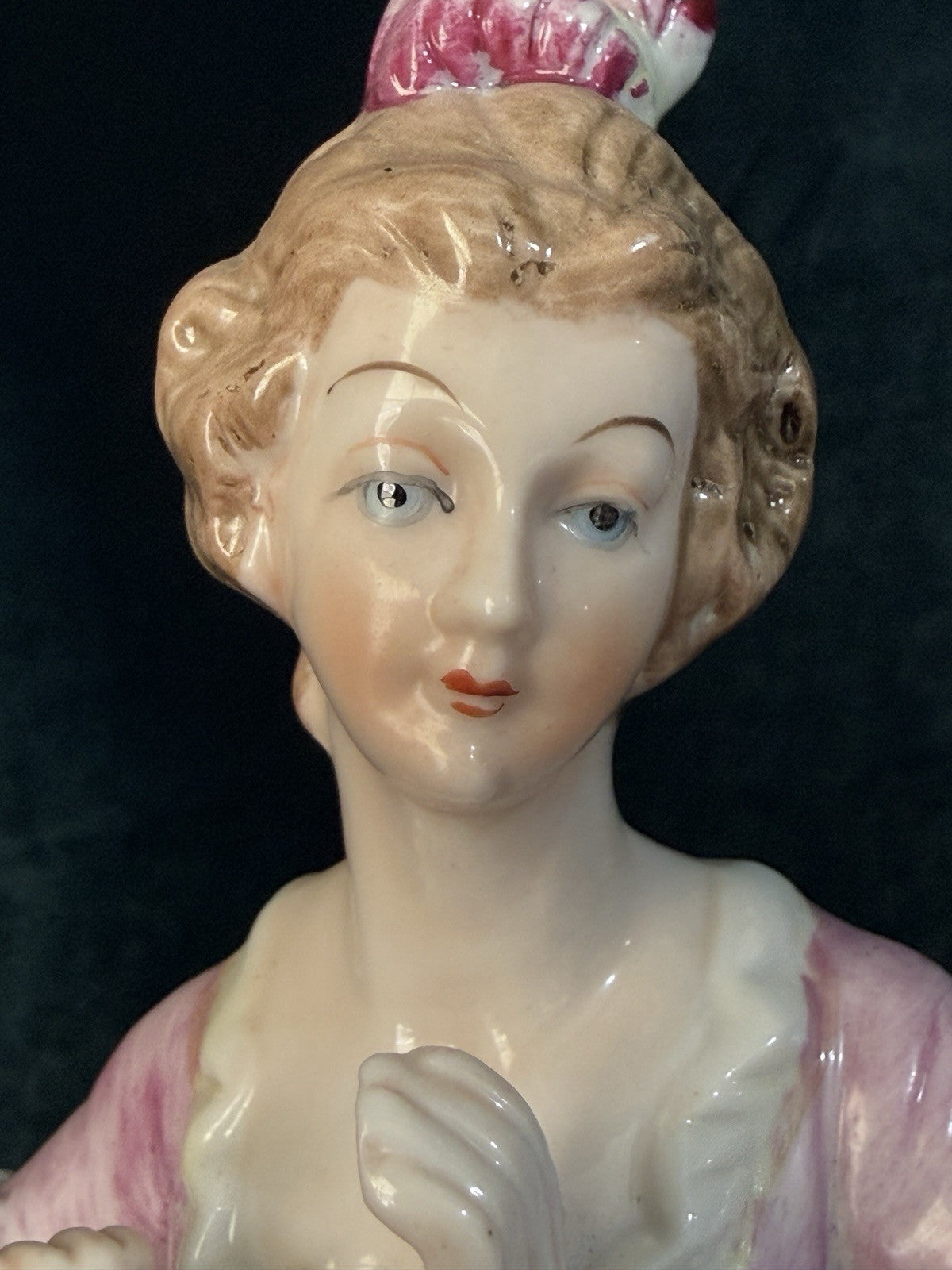 Antique German Large 14” Half Doll Pin Cushion