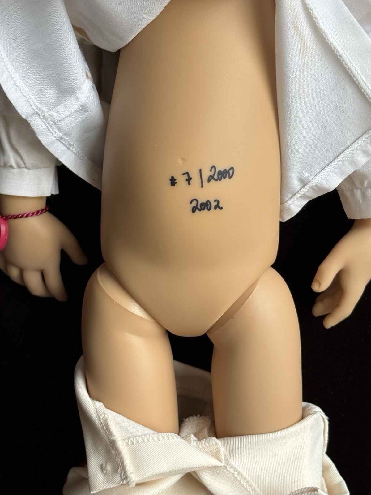 Collectible 21” Gotz All Vinyl Ludwig Boy Doll with Tag/Certificate LE 2000