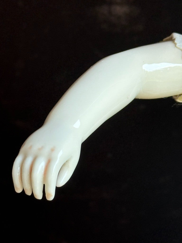 Vintage 18” Reproduction of Antique French Rohmer Glazed Porcelain Fashion Doll