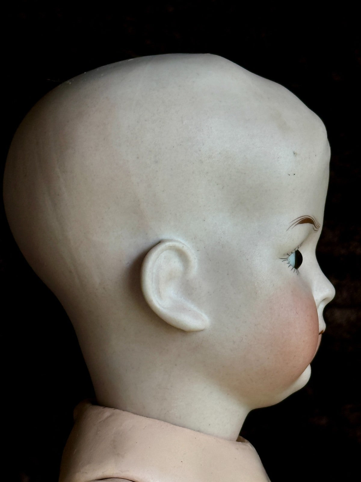 Antique German 15.5" Hertel Schwab Tommy Tucker Bisque Head Character Boy Doll