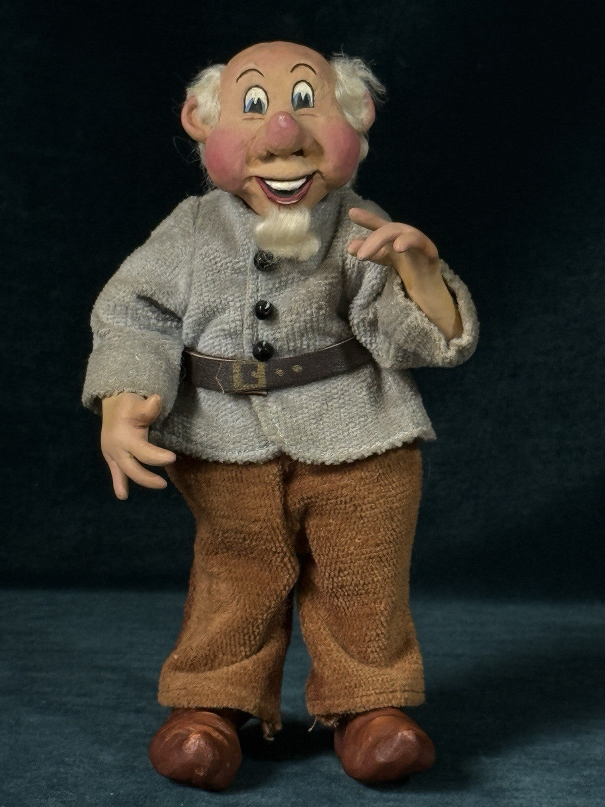 ODACA Artist Betsy Baker Original Signed Lot Of 4 Paper-Mâché Gnome 7” Dolls