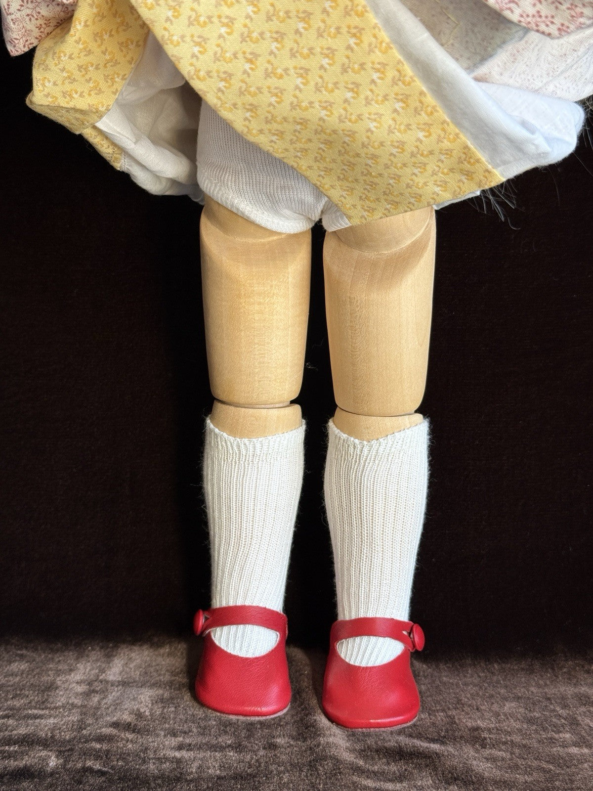Collectible 17.5” Wooden/Porcelain Lynne & Michael Roche Claudine LE Doll