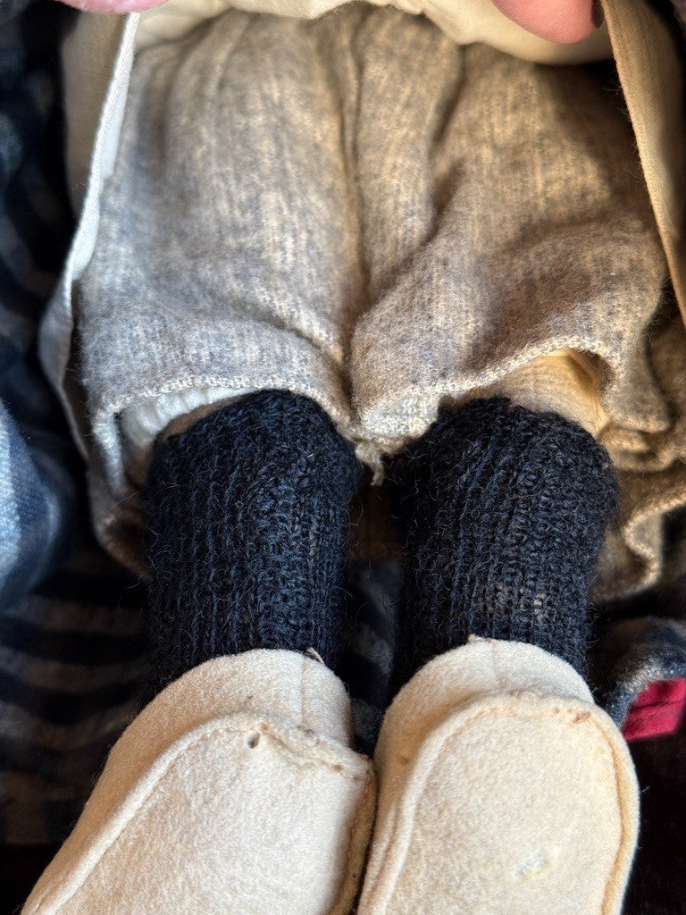 Rare Antique German 18.5” All Original Steiff Dutch Girl Doll