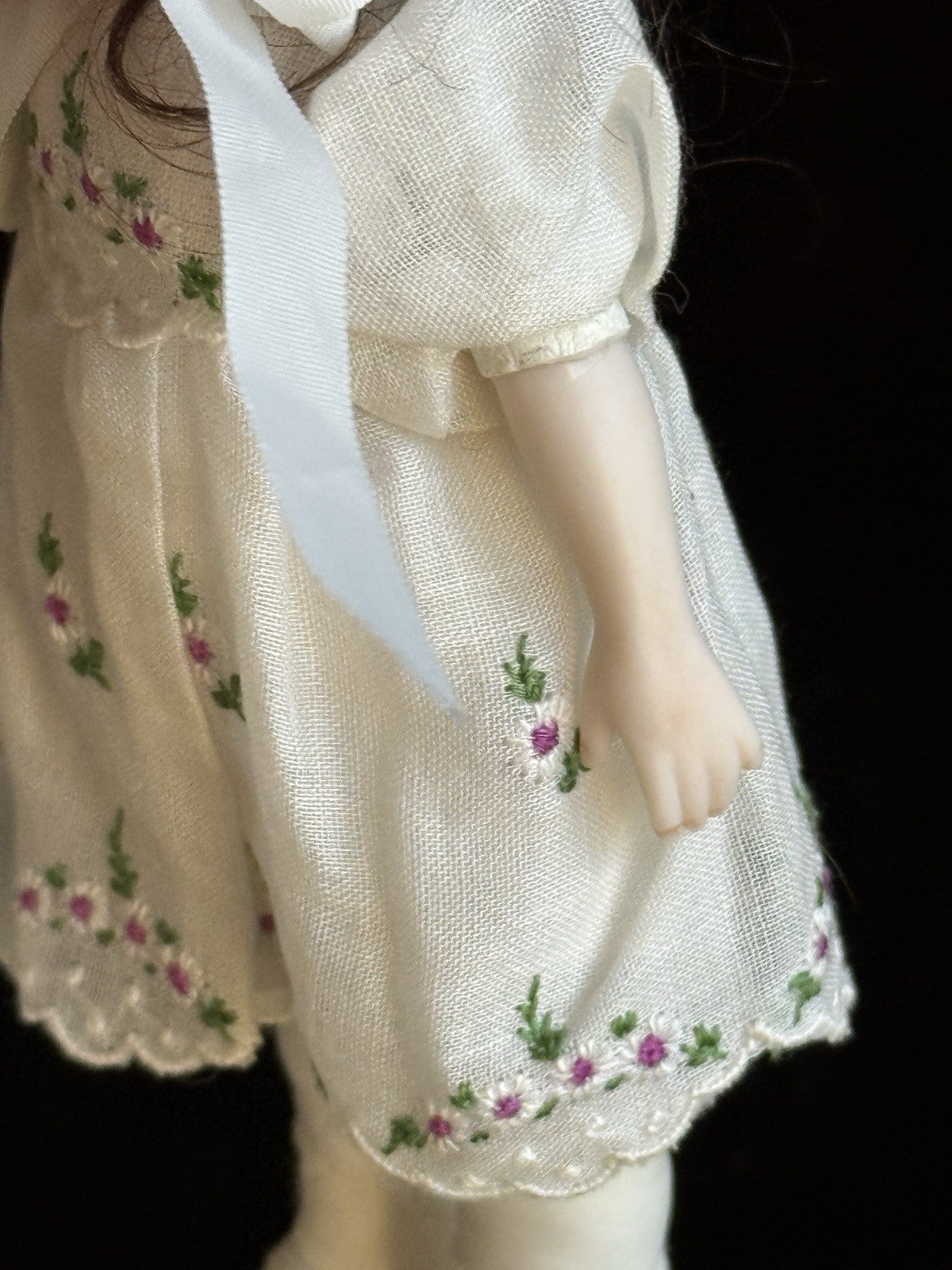 2 Miniature Opal Butler Porcelain Repro Antique French Bru Jne Dollhouse Dolls