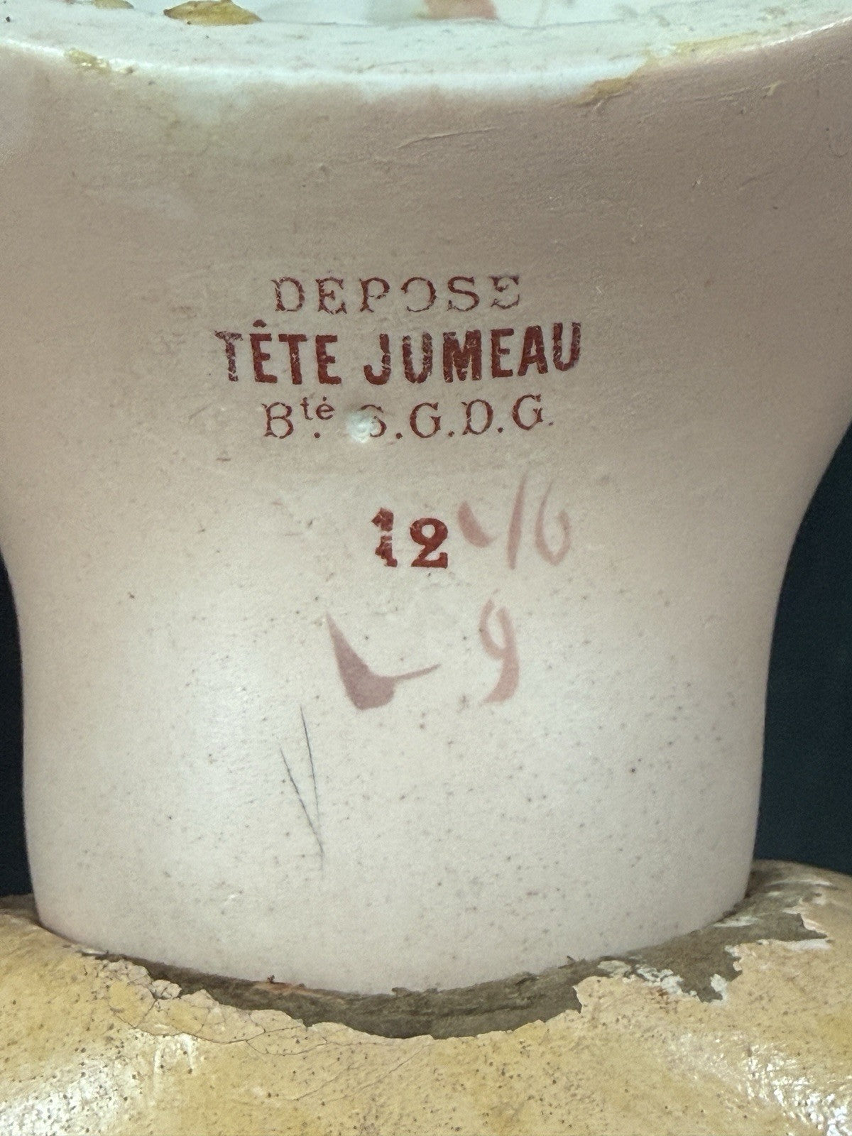 Antique French Tete JUMEAU 27” Doll Bisque Head Composition Body - Restored