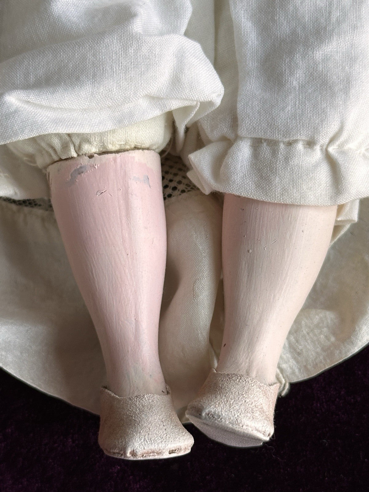 Vintage 10.5” OOAK NIADA Artist Muriel Bruyere (?) Clay Character Portrait Doll