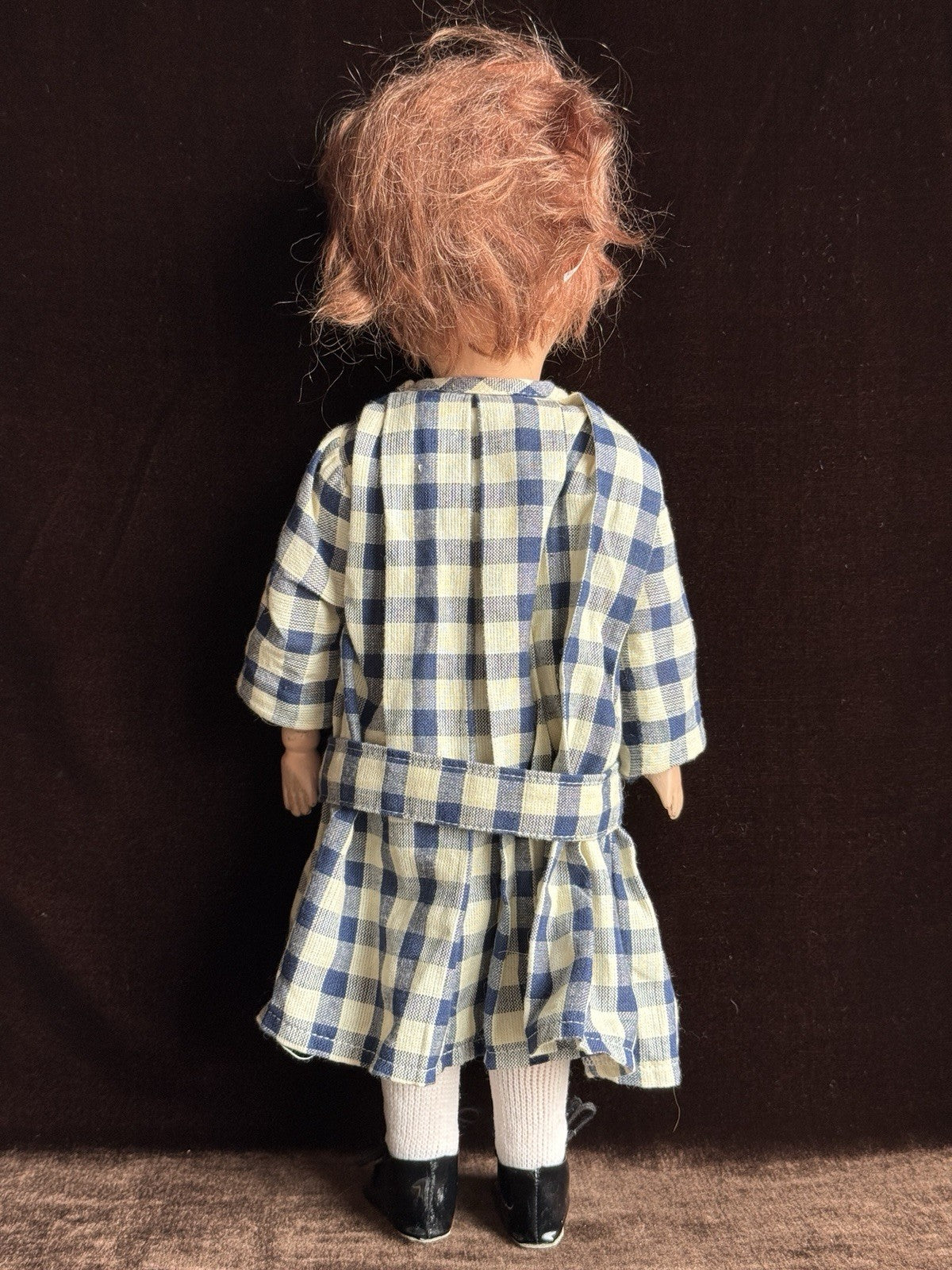Antique American 15” Schoenhut Wooden Jointed Miss Dolly Doll