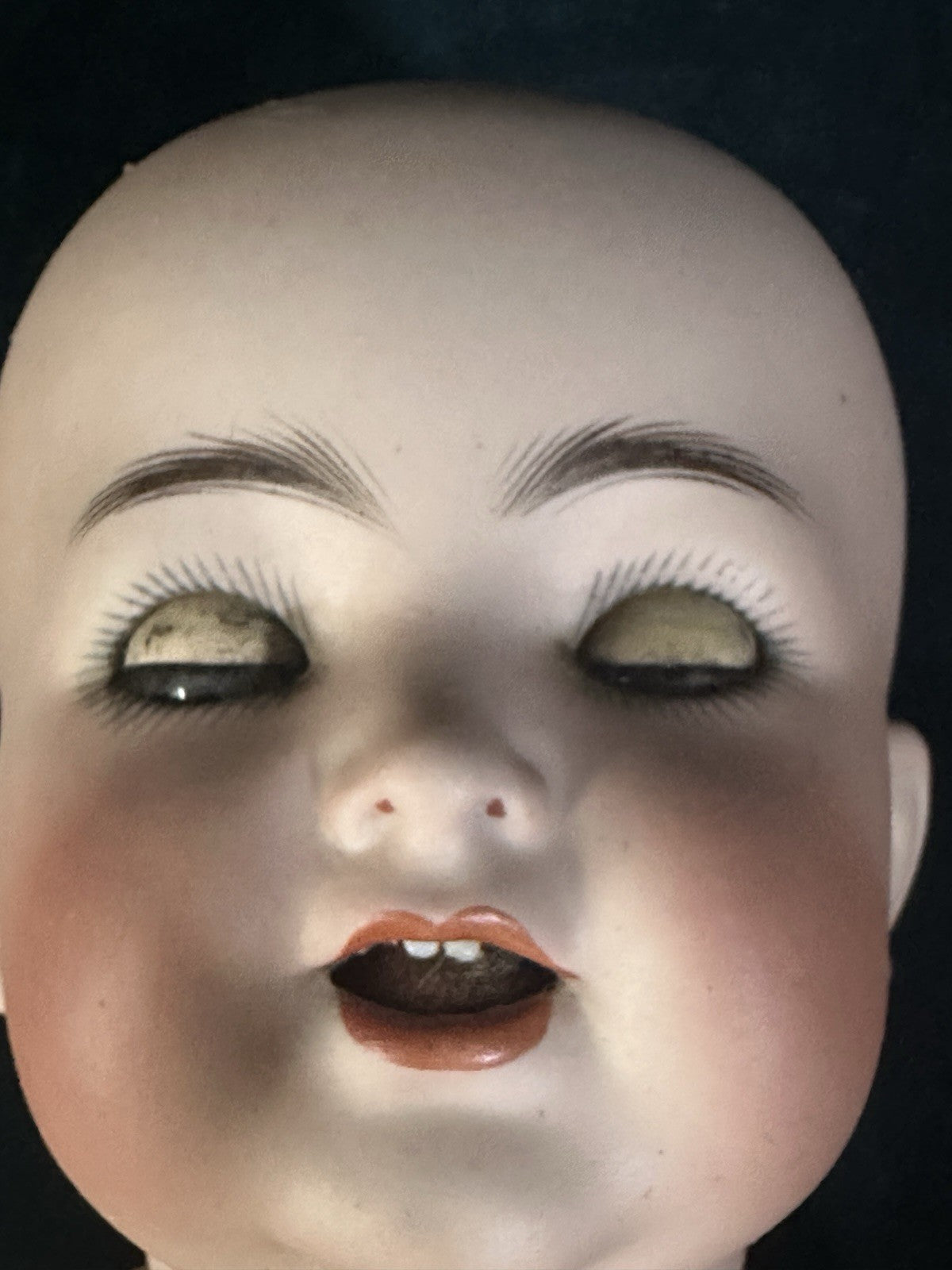 Antique German Kammer & Reinhardt Simon Halbig 16” Toddler Doll Bisque Head