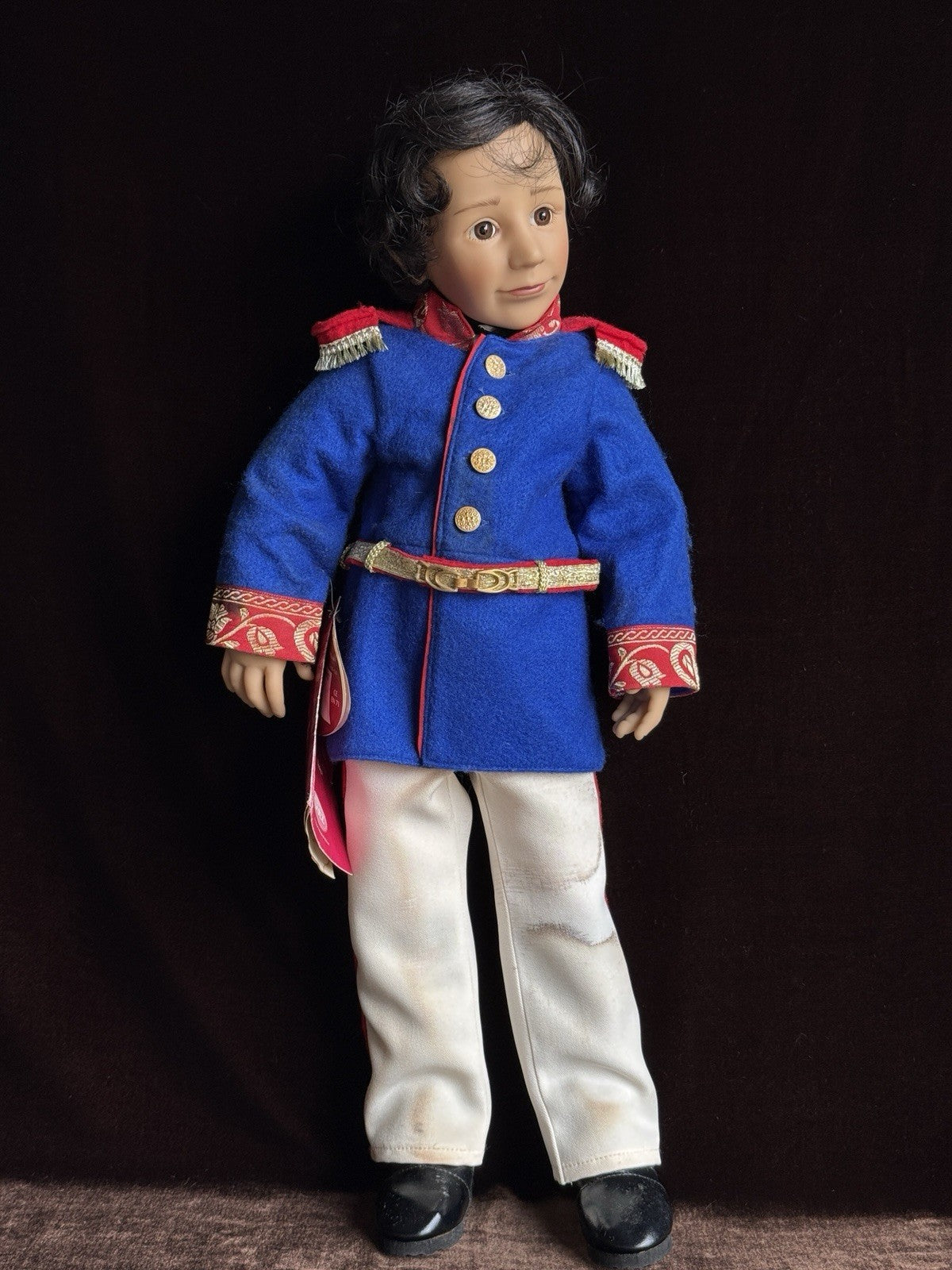 Collectible 21” Gotz All Vinyl Ludwig Boy Doll with Tag/Certificate LE 2000