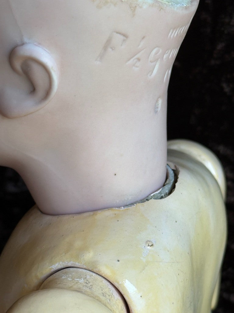 Rare Antique German 20” Kestner 149 Bisque Head Doll