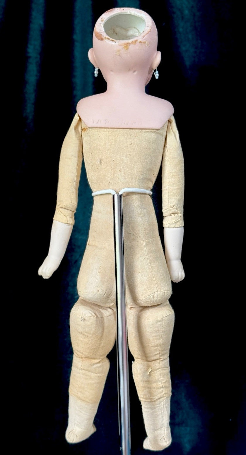 Antique German Simon Halbig Mold Dep 1040 Dep 8  Bisque Head 21” Doll