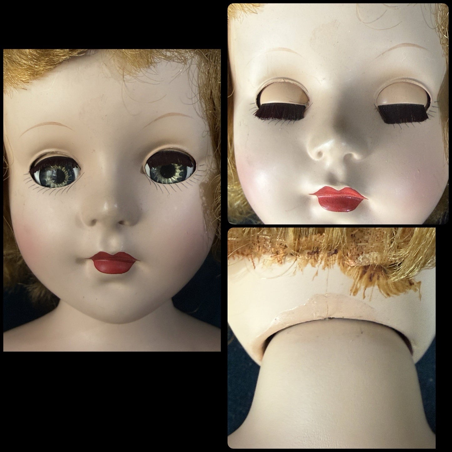 Lot Of 5 Vintage American Character Plastic 14”-23” Dolls For Project/Repair