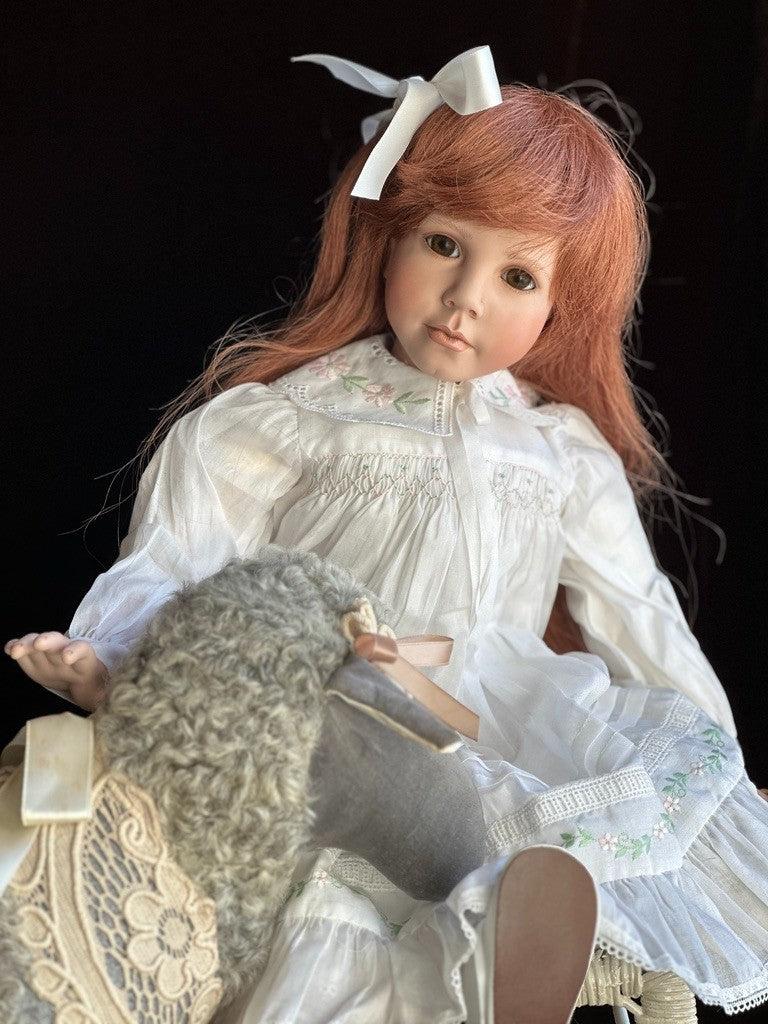 Collectible Porcelain 23.5" Linda Mason Originals Daniella Doll LE 100