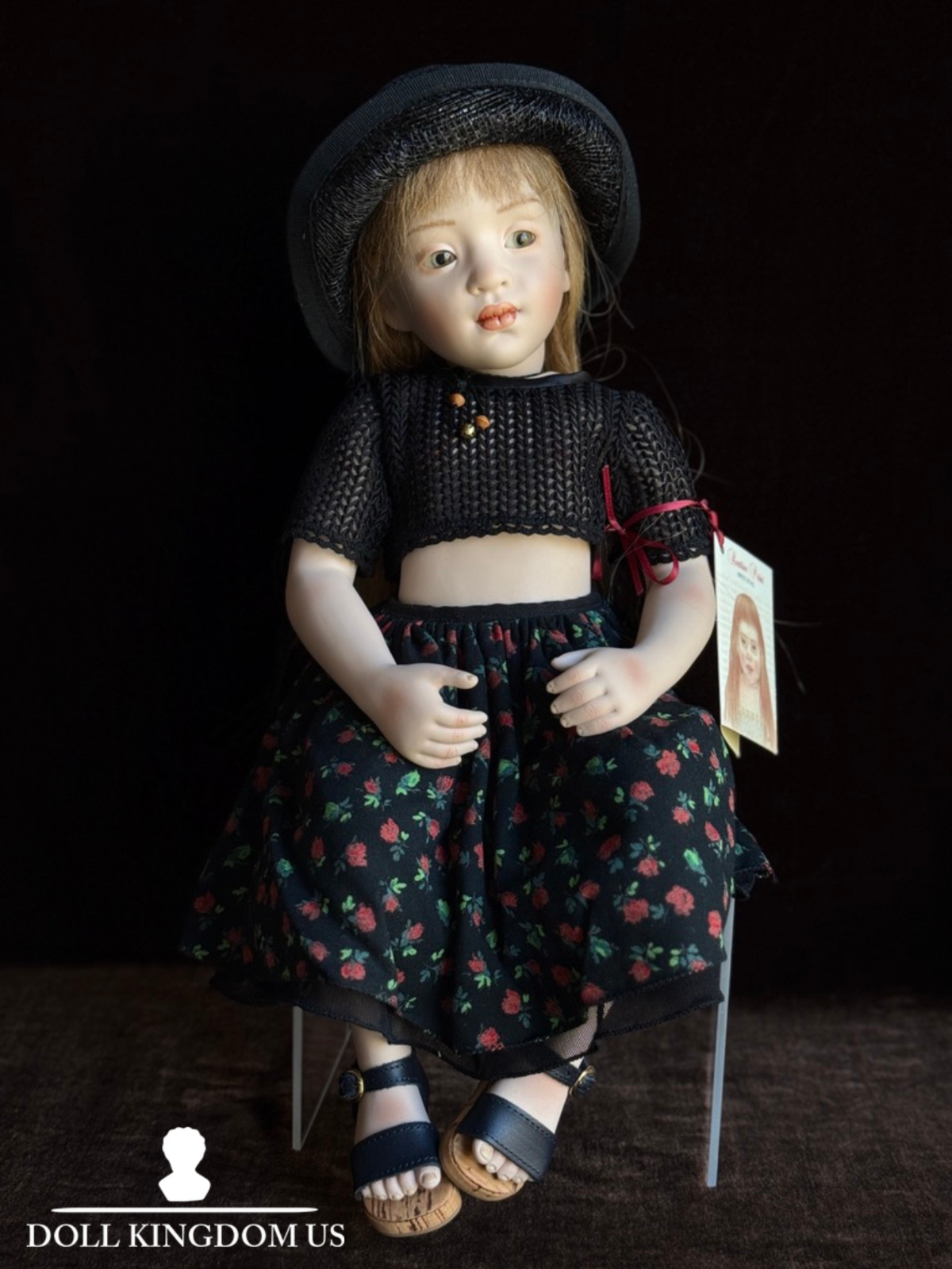 OOAK Italian Artist Beatrice Perini All Porcelain Doll Anna New with Tag LE 20