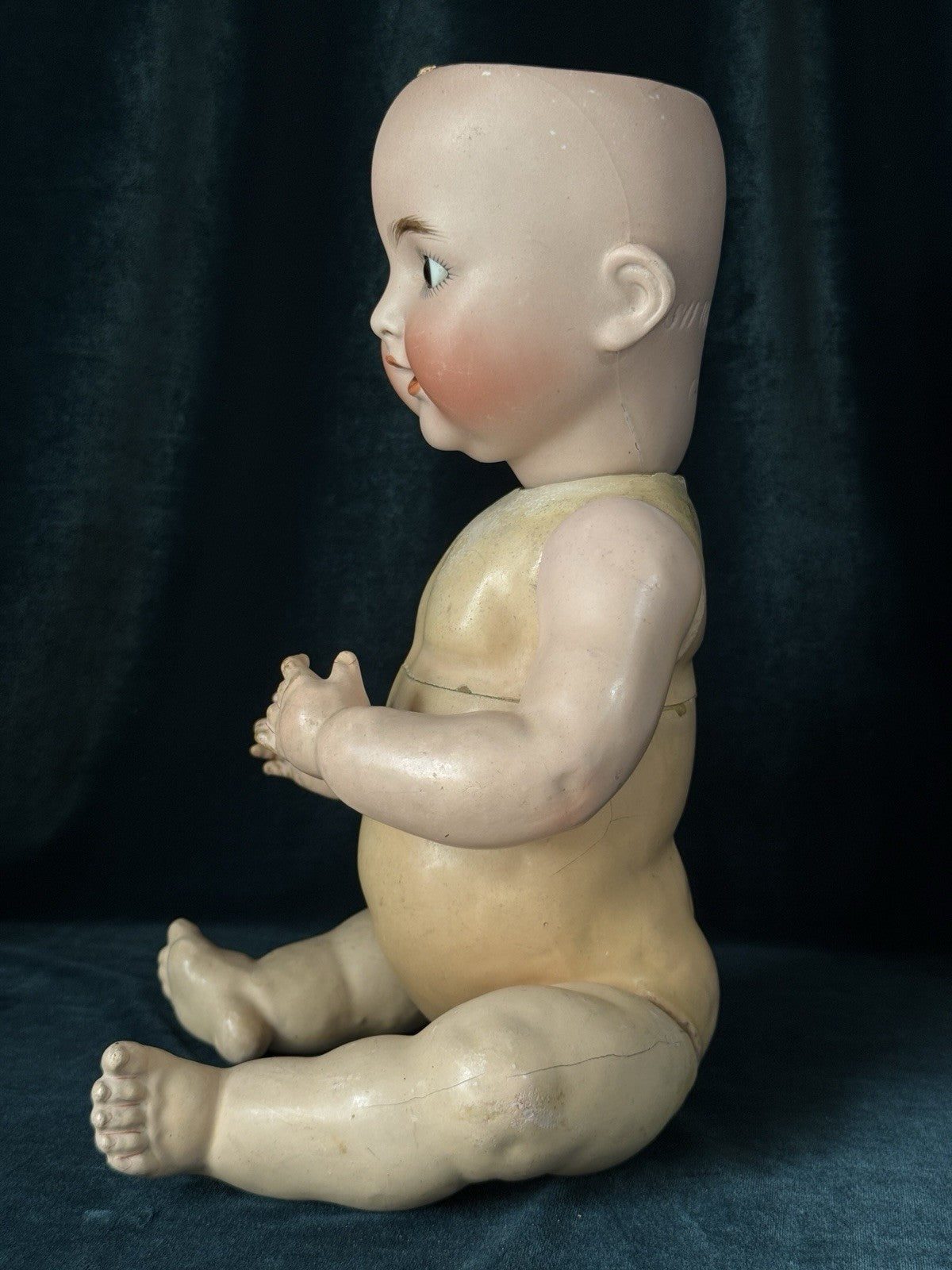 Antique German Kammer & Reinhardt Simon Halbig 126 Flirty Sleepy Eyes 17” Doll