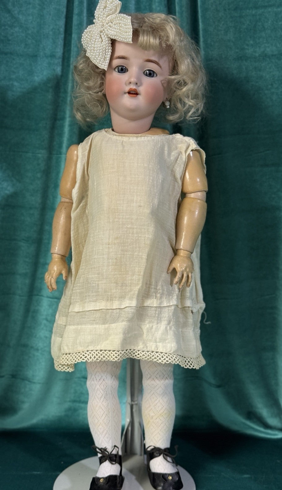 Antique German Heinrich  Handwerck Dep 109- 12N Bisque Head 24” Doll