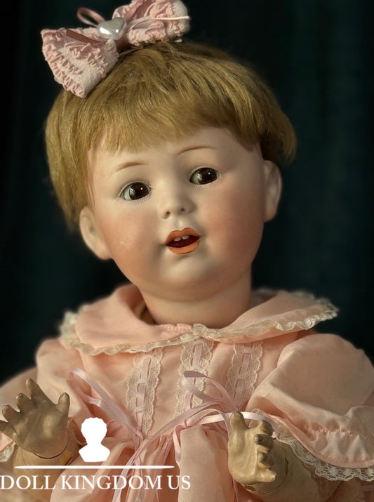 Antique German Cuno Otto Dressel Baby 16” Character “Jutta” Mold 1914 Doll