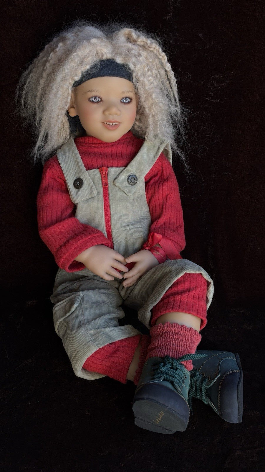 Collectible Annette Himstedt 28” Vinyl Doll Georgi lI New in Box