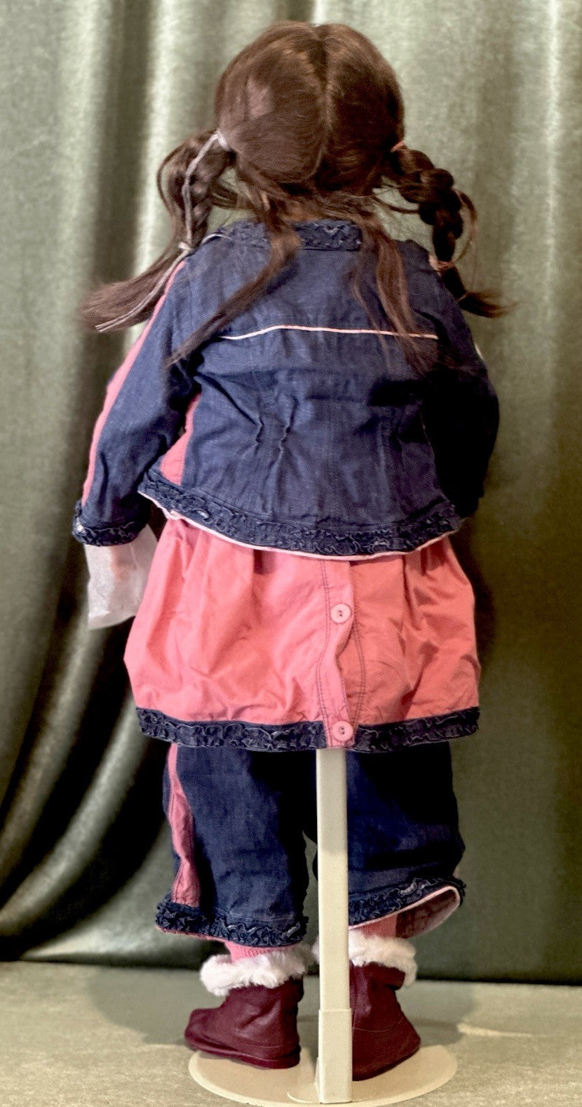 MIB Collectible German Annette Himstedt Vinyl 37.5” Doll “Fina” LE 713 Box/COA