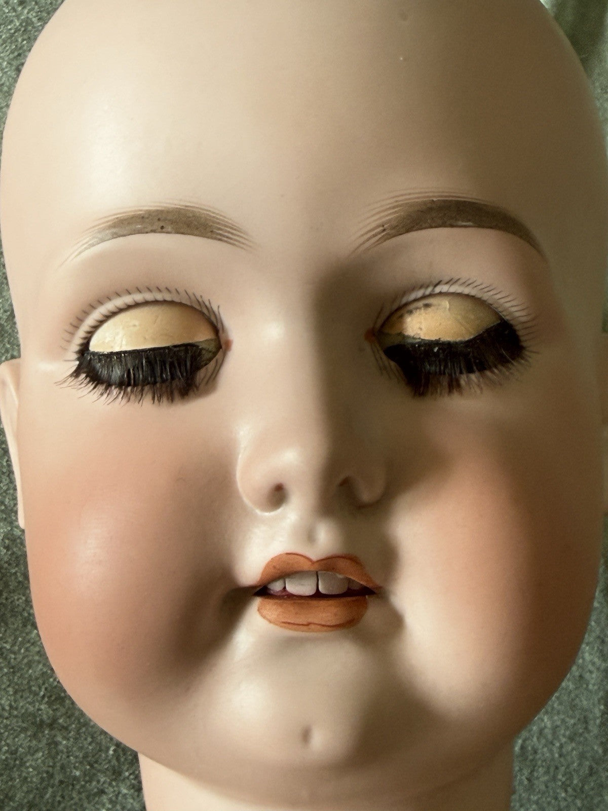 Large 34” Antique German Armand Marseille Doll Bisque Head Composition Body