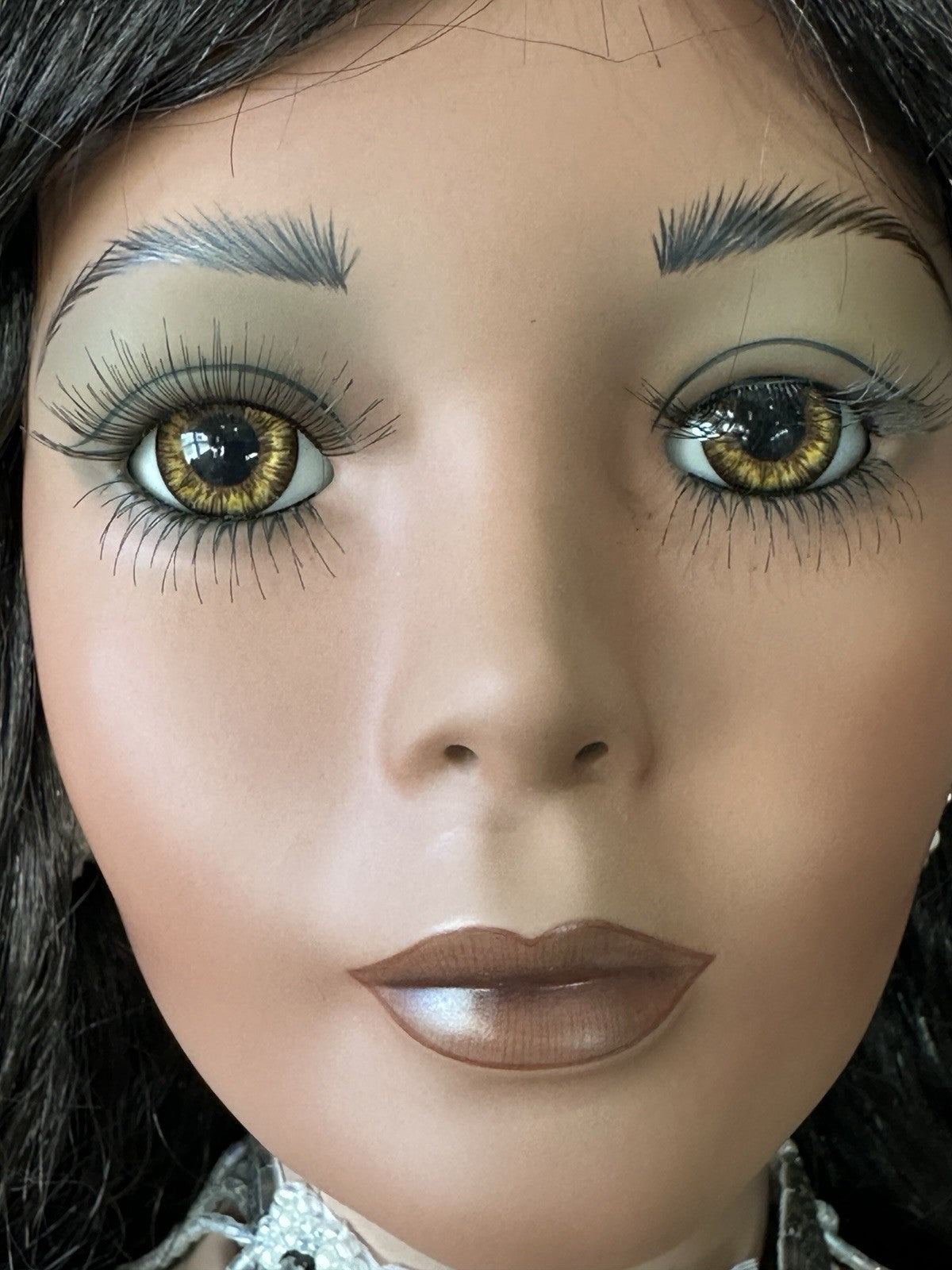 Collectible Large 42” Porcelain Doll “Jazzie” by Rustie LE 1000 Tag/COA/Stand