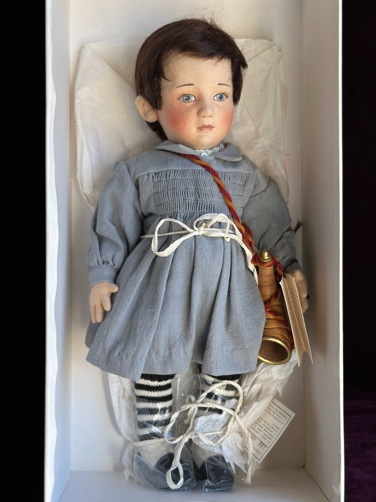 MINB John Wright 17" Little Boy Blue Cloth Felt Doll Nursery Rhyme Series LE 100