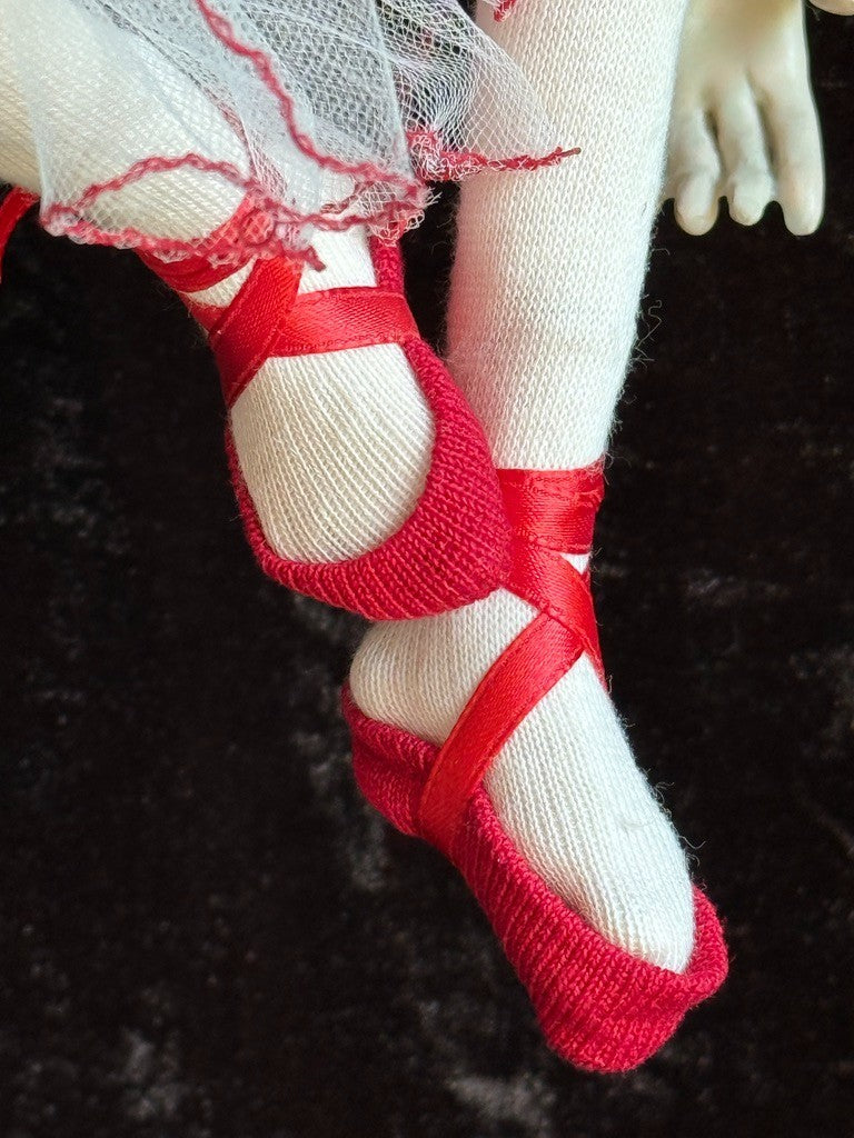 OOAK Collectible Judith & Lucia Friedericy Ballerina Wax Over Porcelain Doll