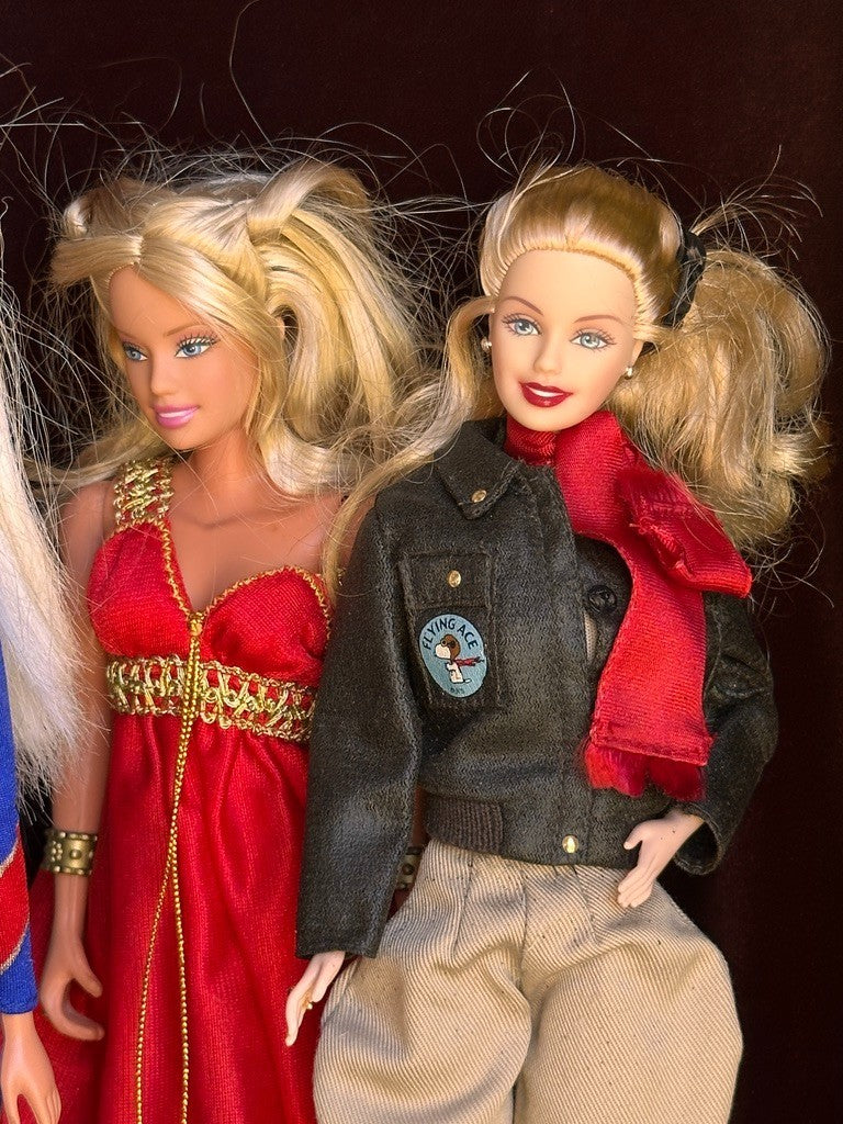 Lot of 17 Vintage Mattel Babrbie and Friends Dolls As Is