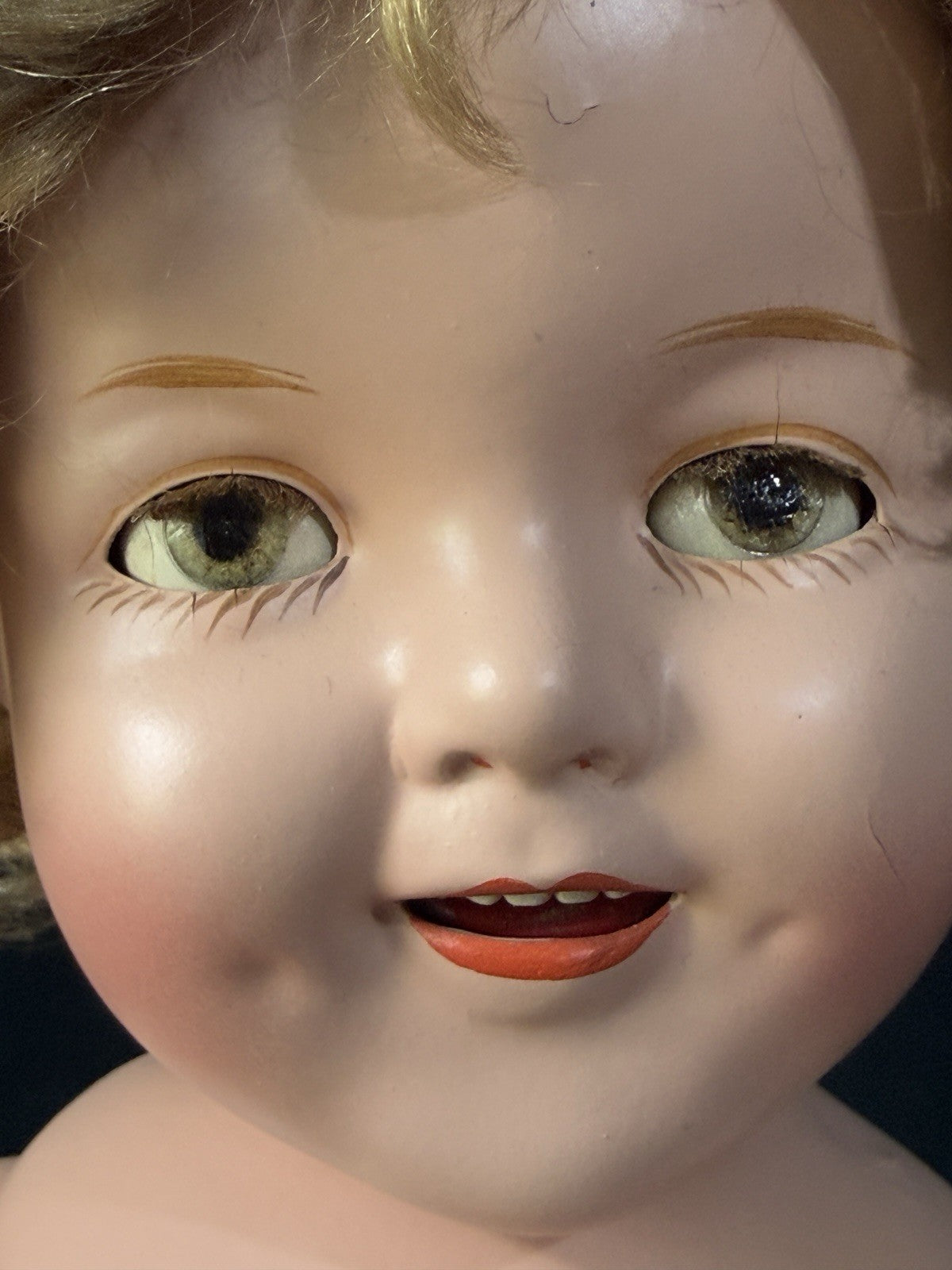 Antique 1930’s Composition 21” Shirley Temple Doll by Ideal Company