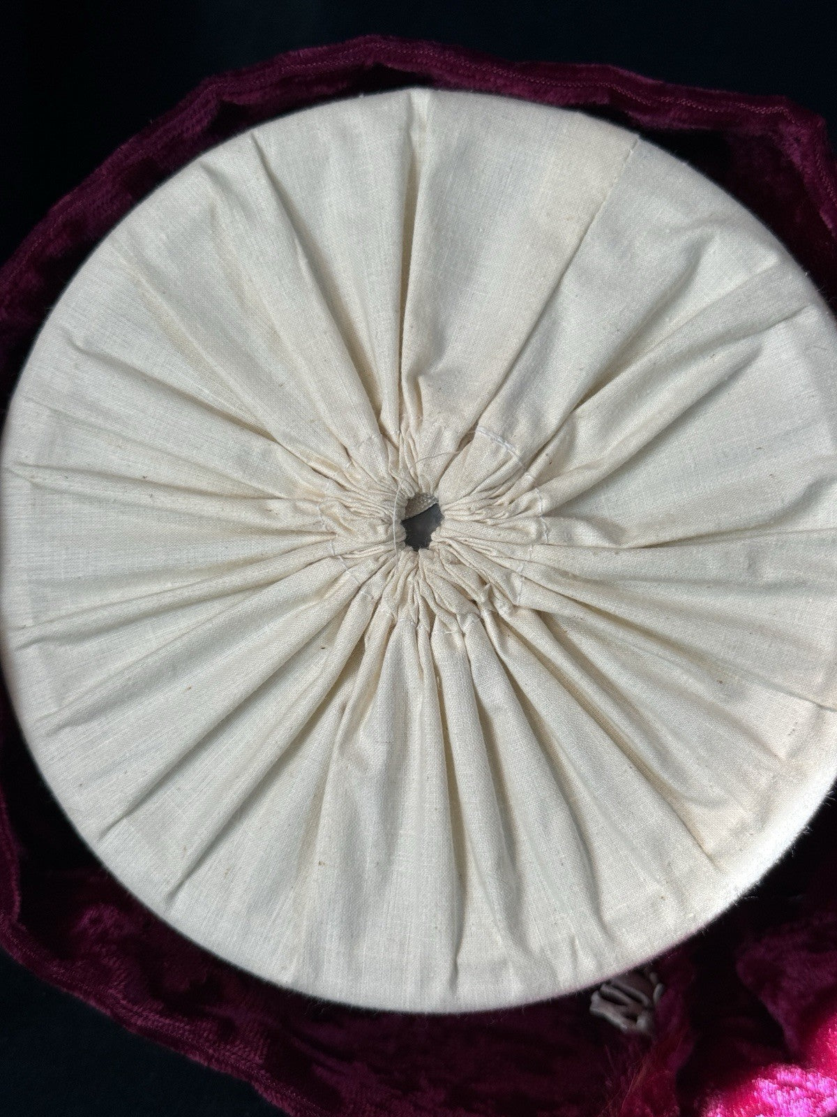 Antique German Porcelain William Goebel (?) 9” Half Doll Pin Cushion