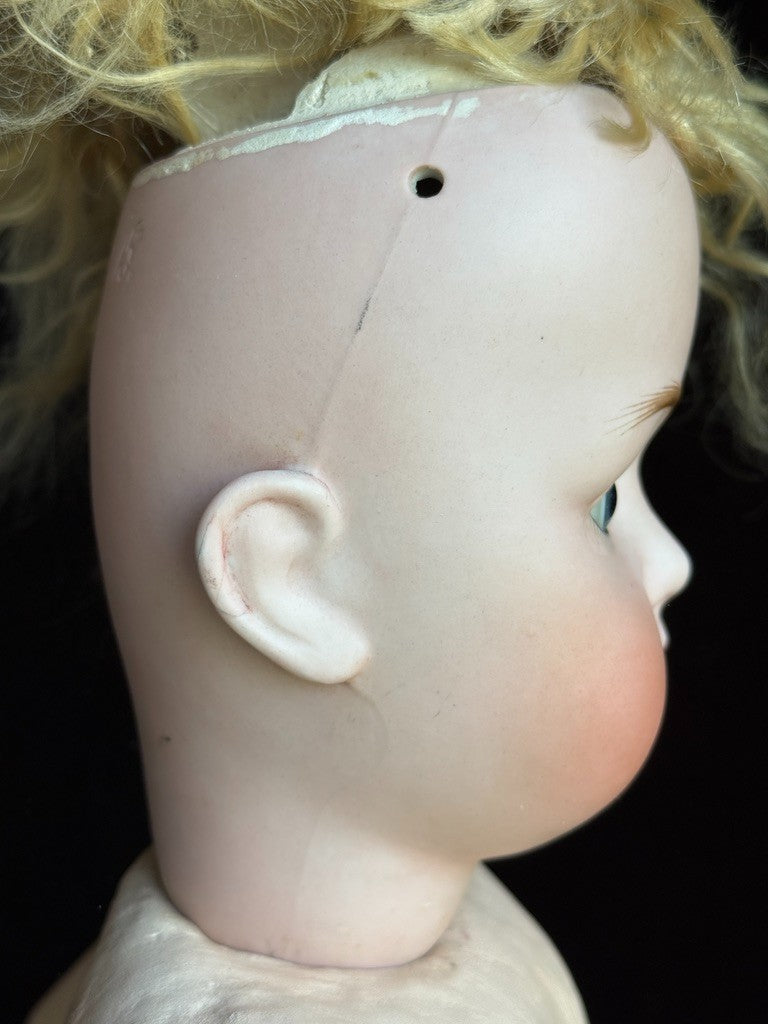 Large Antique German 27” Kestner 214 Bisque Head Doll