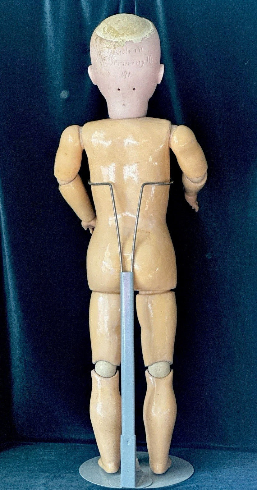 Antique JDK Kestner Mold 171 29” Doll Bisque Head Stamped Composition Body