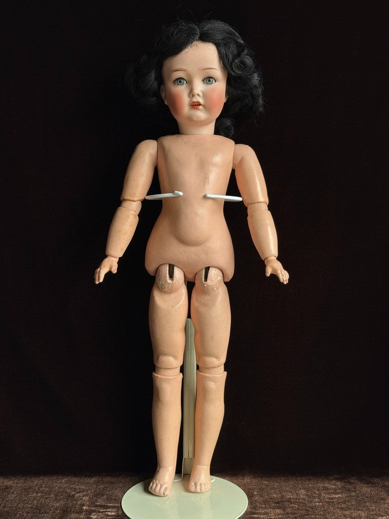 Antique German 22” Cuno Otto Dressel Mein Liebling Mold Bisque Head Doll