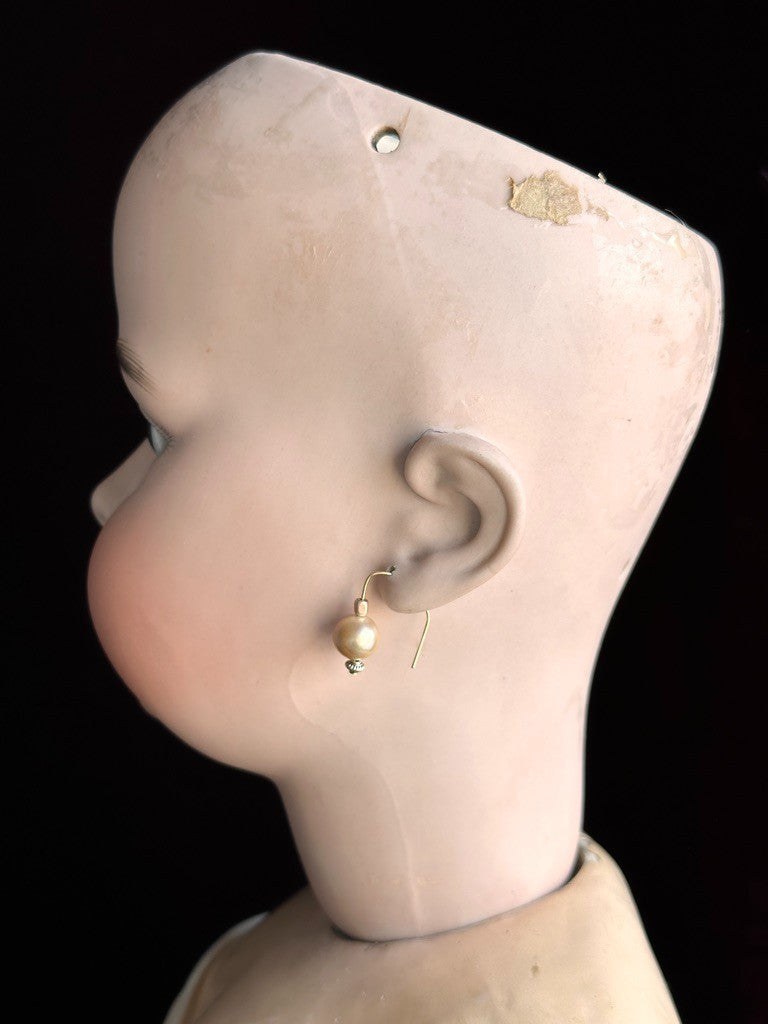 Huge Antique German 36" Franz Schmidt 85 Bisque Head Doll