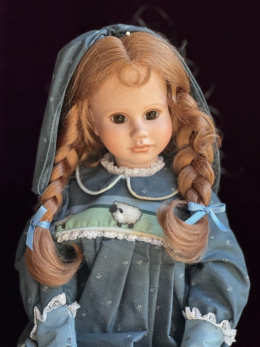 Collectible Porcelain 20" Linda Mason Originals Cristi Doll LE 50