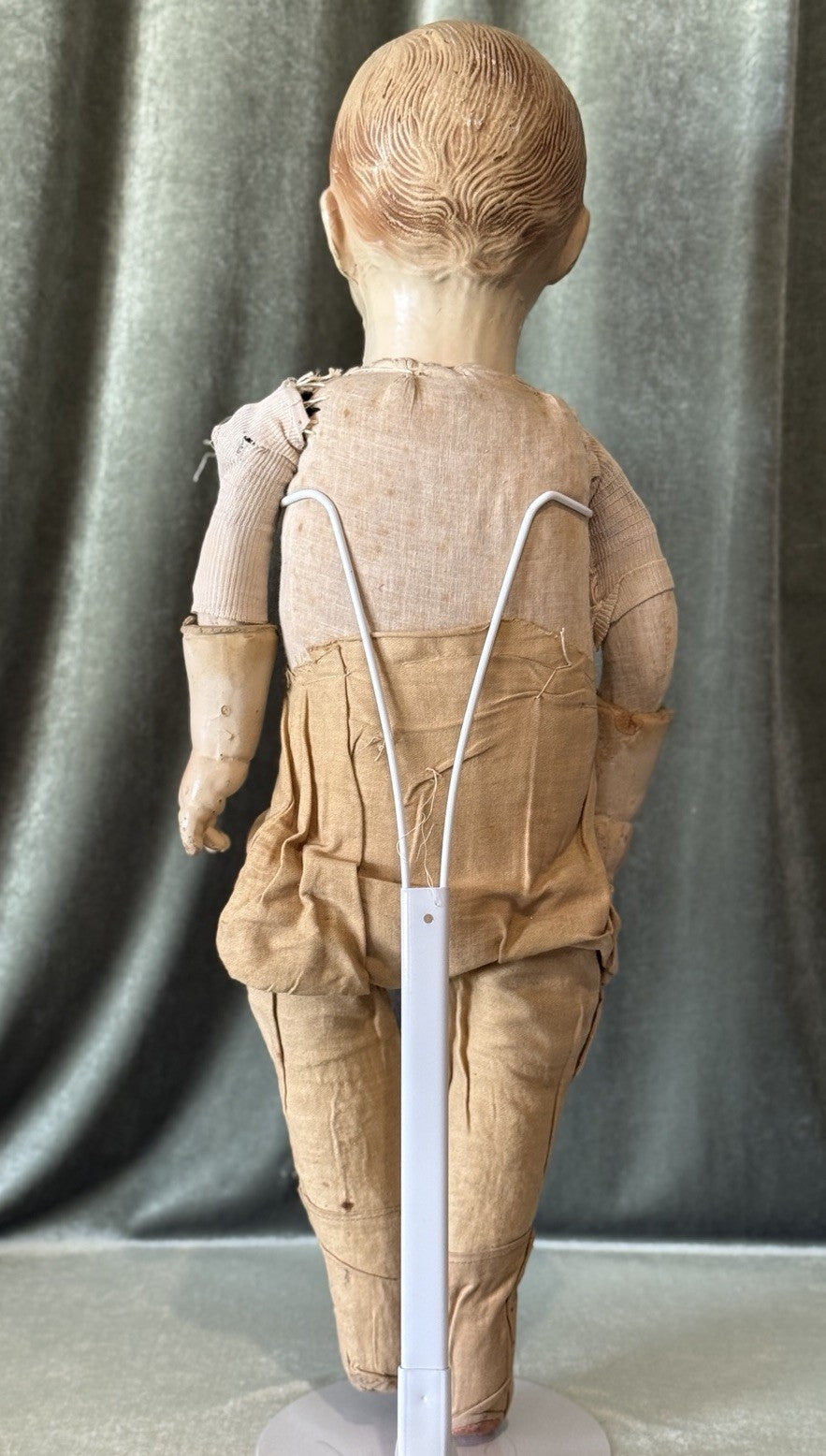 Antique American 1918 Butler Brothers 31” Carnival Boy Composition Doll