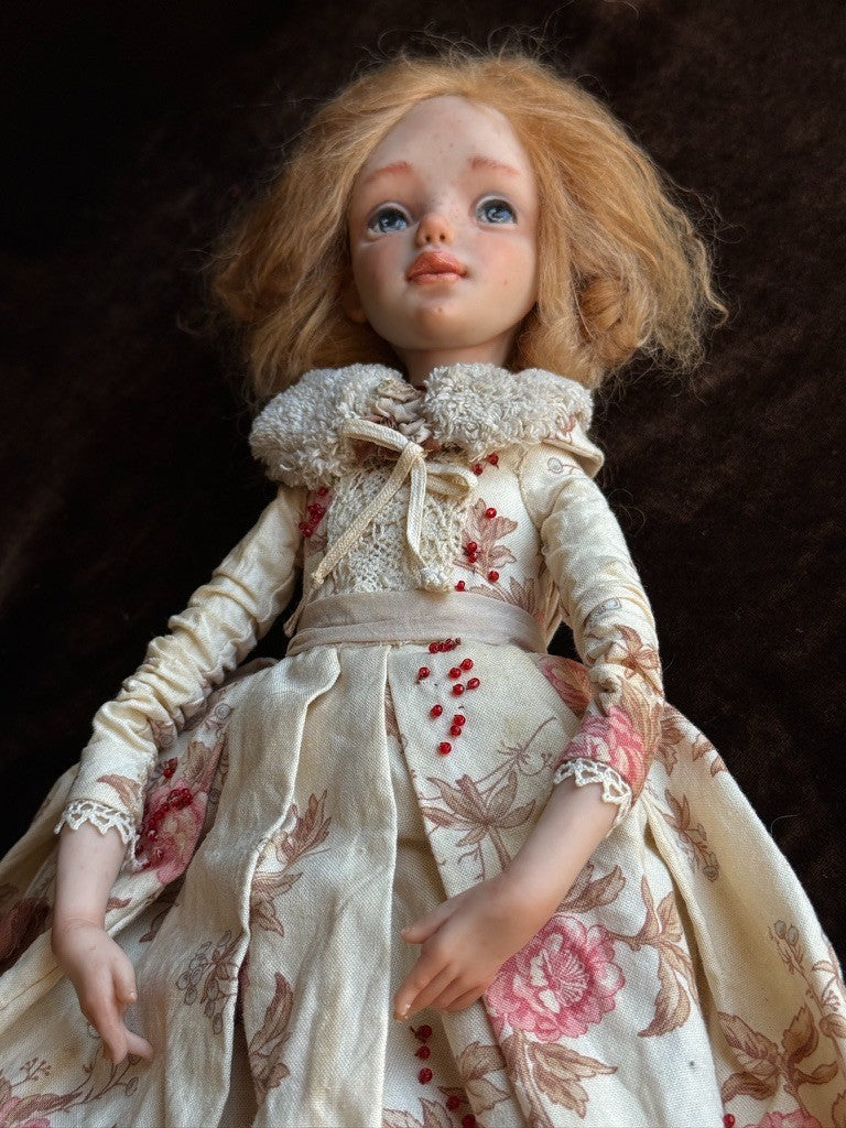OOAK Russian Artist 21" Oplakanska Helena Olivia Doll in Box with Tag