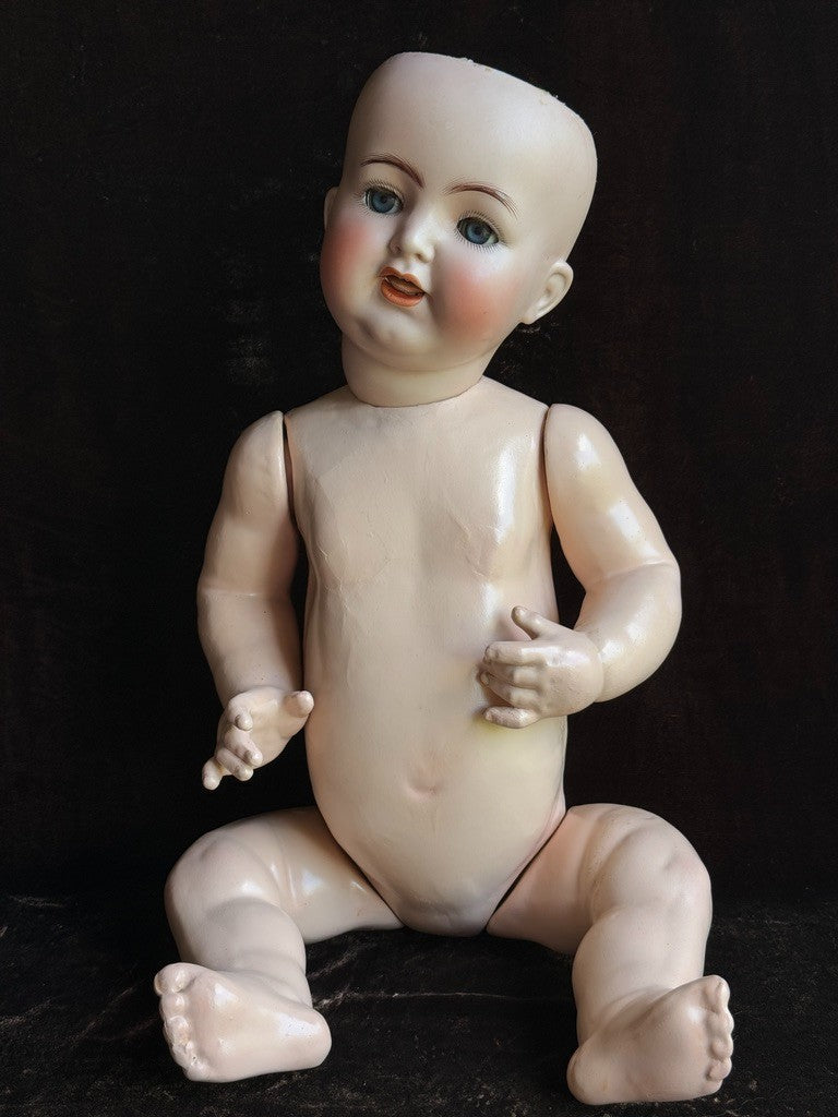 Large 24” Antique German Kammer & Reinhardt Simon Halbig 126 Flirty Eyes Doll