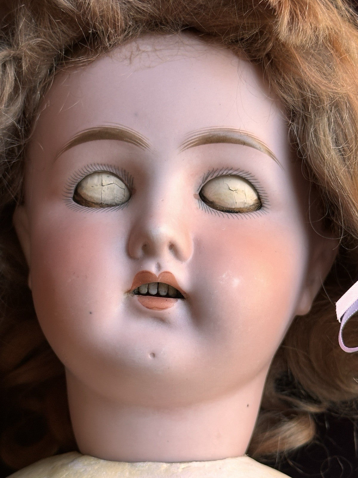 Antique German 23” Gans & Seyfarth Bisque Head Doll