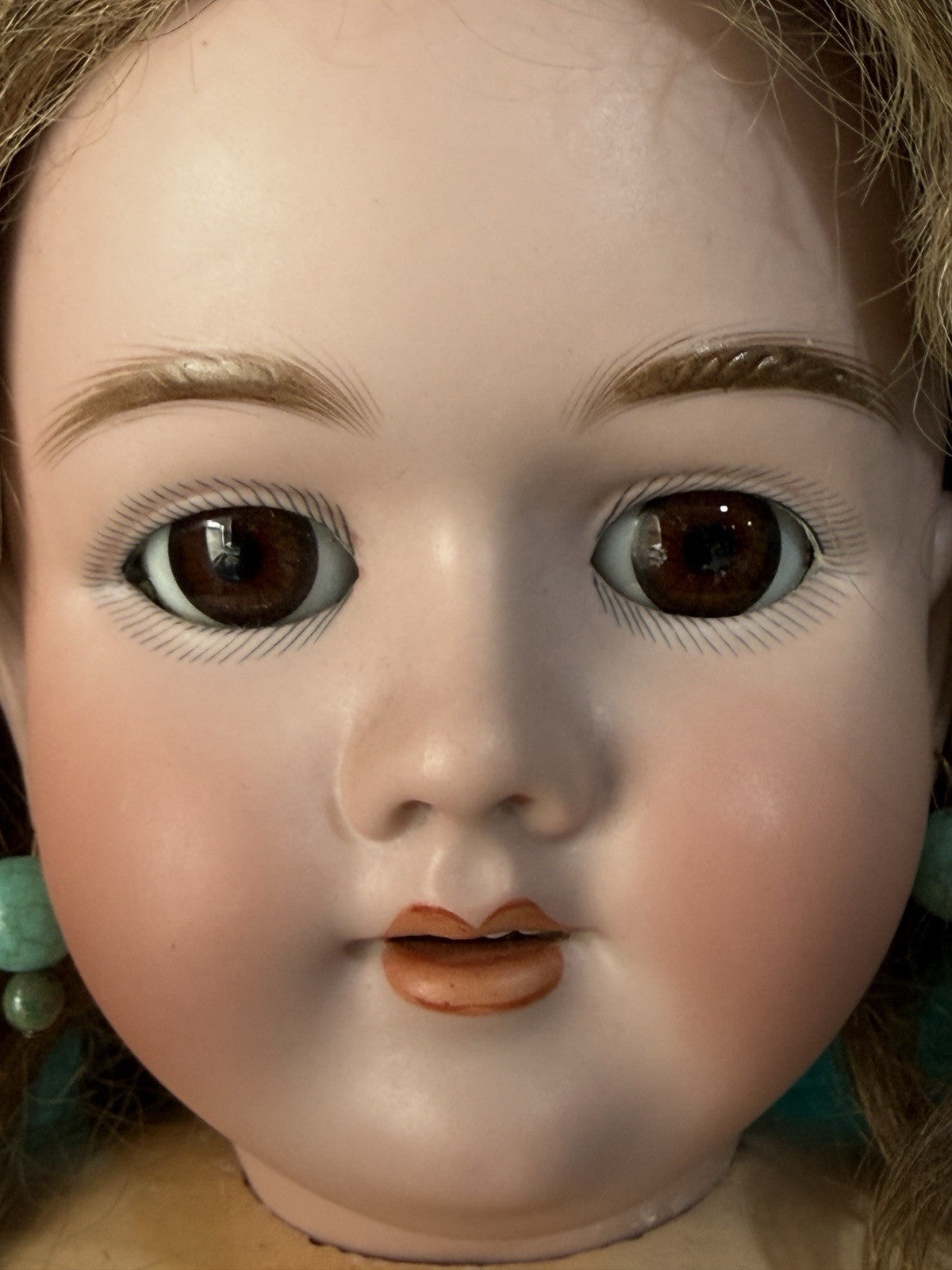 Large Antique German 28” Heinrich  Handwerck 99 DEP 14 Bisque Head Doll