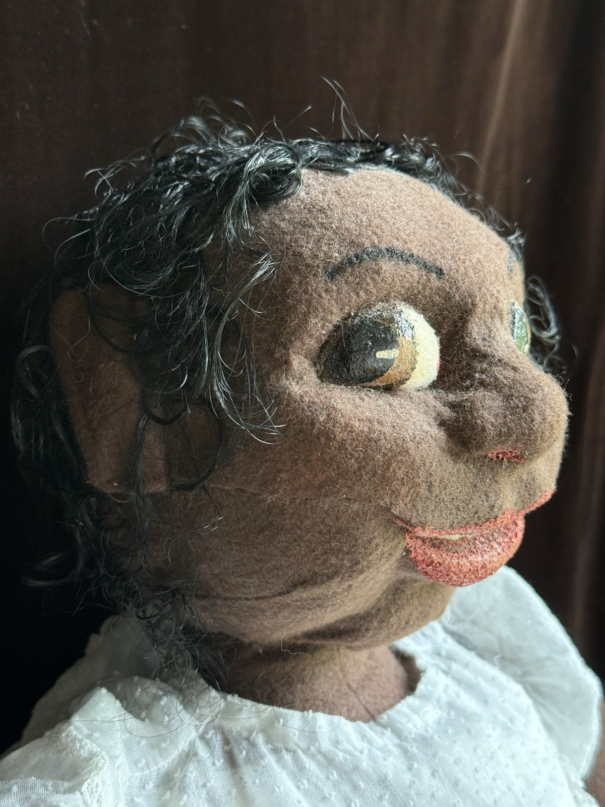 Vintage Handmade 30” Cloth Folk Doll
