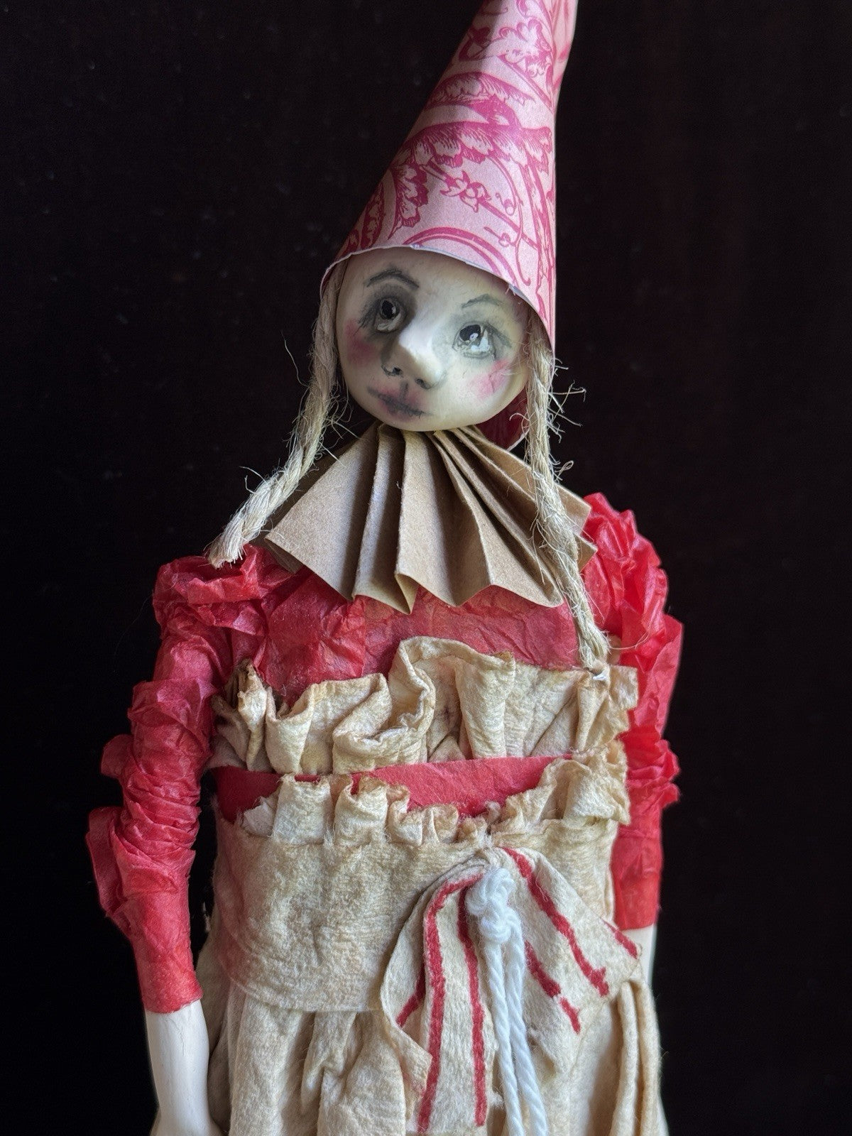 OOAK 3 Contemporary Artist Mixed Media Dolls Figurines