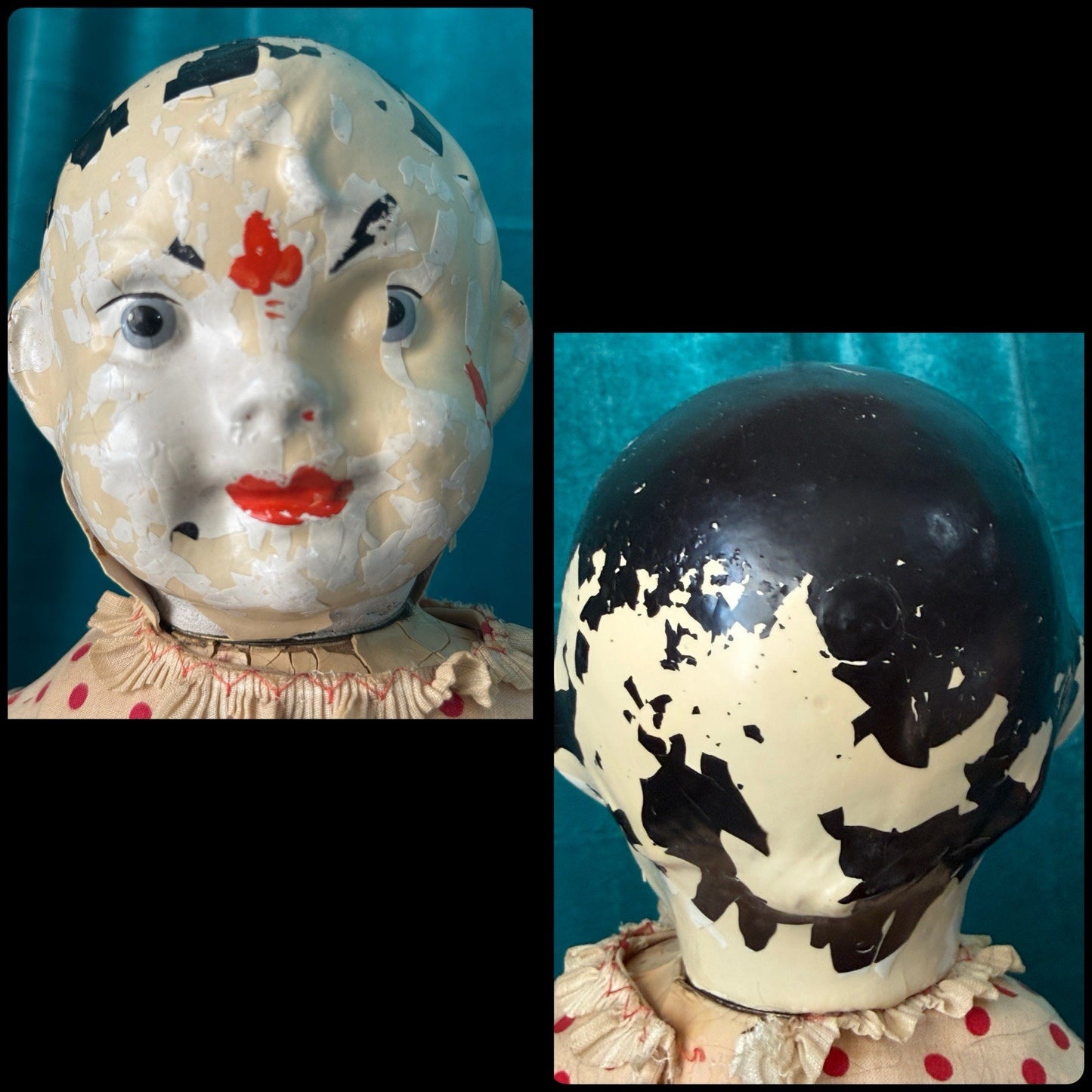 Rare Antique 1920’s Famlee Composition Doll Set By Berwick Doll Company